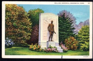 Connecticut GREENWICH Bolling Memorial pm1939 - Linen