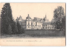 Chantilly France Postcard 1907-1915 Château de Chantilly