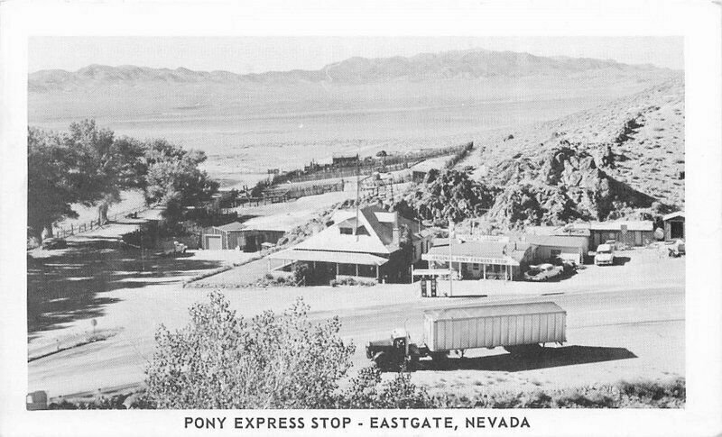 Eastgate Nevada Pony Express Stop National Press 1965 Postcard 21-10579