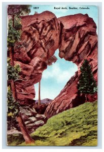 1908 Royal Arch Boulder Colorado Postcard P30E