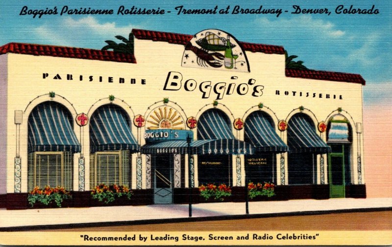 Colorado Denver Boggio's Parisienne Rotisserie Restaurant