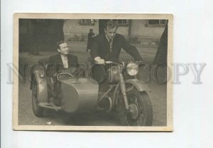 3176476 RUSSIA Man on MOTORBYKE motorcycle Vintage REAL PHOTO