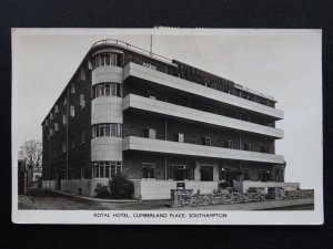 Hampshire Southampton ROYAL HOTEL Cumberland Place c1950s RP Postcard