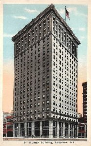 BALTIMORE, MD Maryland     MUNSEY BUILDING     c1920's Postcard