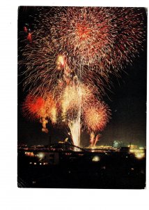 Fireworks Display, River Sumida, Tokyo Skyline, Japan