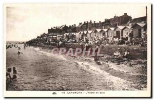 Old Postcard Langrune L Bath time