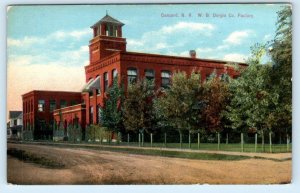 CONCORD, New Hampshire NH ~ W.B. GURGIN FACTORY 1910s Merrimack County Postcard
