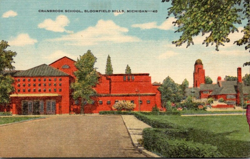 Michigan Bloomfield Hills Cranbrook School