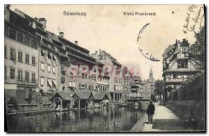 Old Postcard Strassburg Klein Frankreich