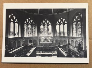 UNUSED POSTCARD  ENGRAVED WINDOWS, ST. NICHOLAS CHURCH, MORETON, DORSET, ENGLAND