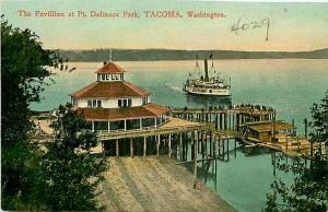 WA, Tacoma, Washington, Point Defiance Park, Pavillion, Portland Post Card 4029