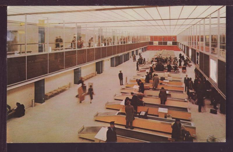 Customs Facilities NY International Airport Postcard 3848