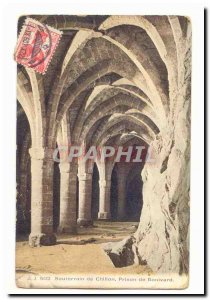 Switzerland Old Postcard Underground Bonivard Chillon prison