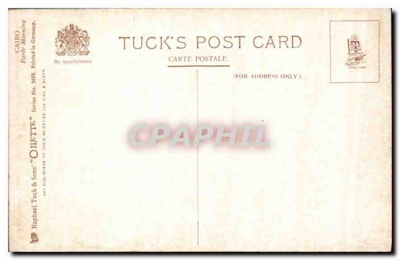 Postcard Old Cairo Egypt Egypt Early Morning