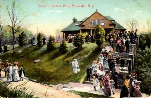 Rochester, New York -  People at Seneca Park - c1908