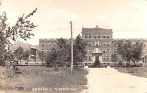 Mitchell South Dakota St Josephs Hospital Real Photo Antique Postcard K18953