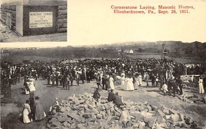 Cornerstore Laying, Masonic Homes Elizabethtown Pennsylvania, PA