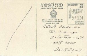 Entier Postal Stationery Postal Sri Lanka Ceylon Lion