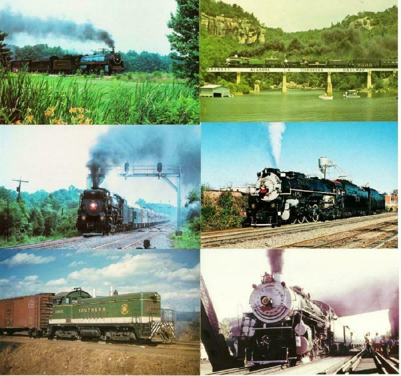 Southern Railway Lot of 6 Postcards Published 1970s to 2000s