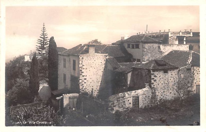 Tenerife Villa Orotava Real Photo Spain Unused 