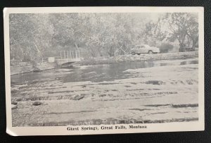 Mint USA Real Picture Postcard Giant Springs Great Falls Montana