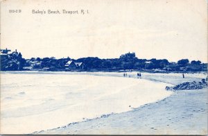 Postcard RI Newport - Bailey's Beach