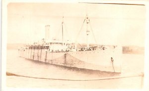 On of the small Transports April 9th 1918 real photo Writing on back 