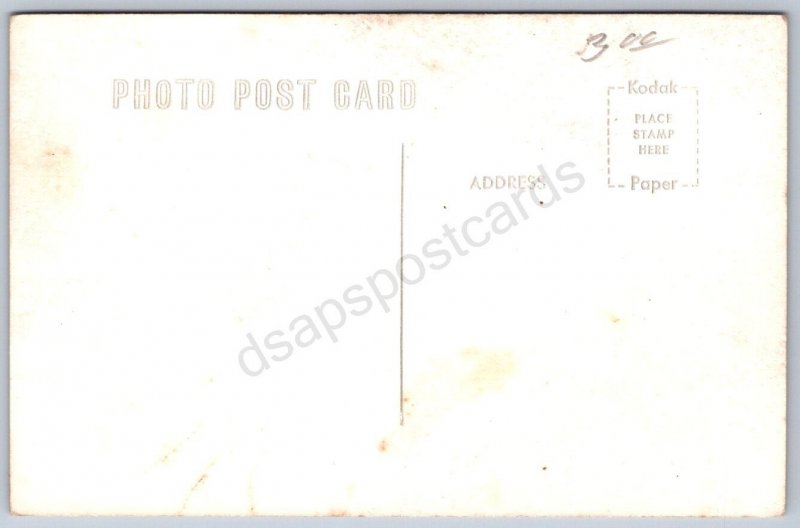 K44/ Salem Ohio RPPC Postcard c1950s Junior High School 317