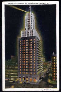 New York BUFFALO Rand Building in Illumination - WB