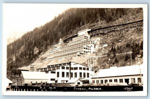 Juneau Alaska AK Postcard RPPC Photo A J Mill T. Davis c1930's Unposted Vintage