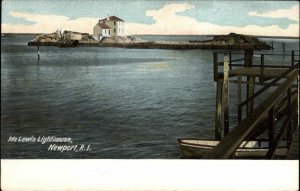Newport RI Rhode Island Ida Lewis Lighthouse c1900-20s Vintage Postcard