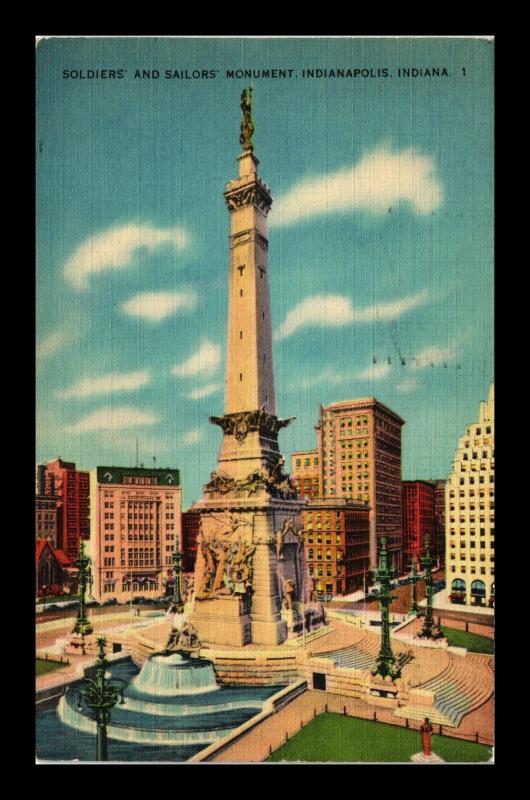 SOLDIERS SAILORS MONUMENT INDIANAPOLIS INDIANA