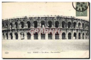 Postcard Old Nimes Arenes the external view