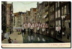 Old Postcard Amsterdam O Z Koljje