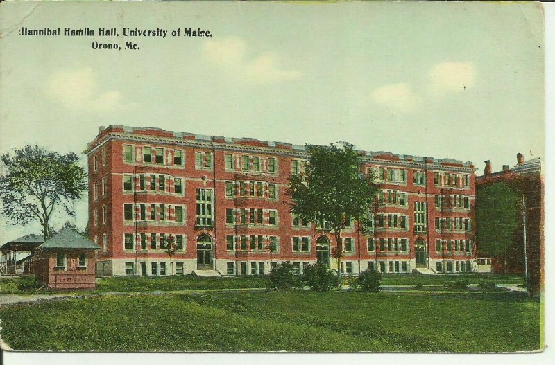 Hannibal Hamlin Hall, University Of Maine, Orono, Me.