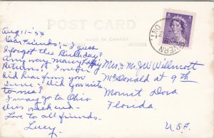 Severn Lodge Port Severn ON Ontario c1954 RPPC Postcard E79