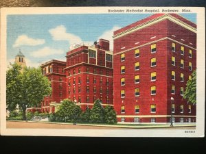 Vintage Postcard 1948 Rochester Methodist Hospital Rochester Minnesota