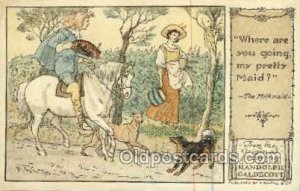 The milkmaid Original Drawings By Randolph Caldecott, Published by F. Warne &...