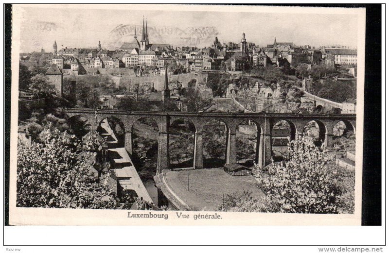 LUXEMBOURG, 1900-1910´s; Vue Generale