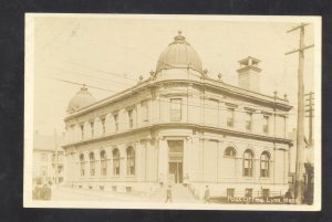 RPPC LYNN MASSACHUSETTS US POST OFFICE BUILDING VINTAGE REAL PHOTO POSTCARD