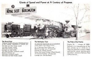 Illinois  Century Progress 1935 Giants of Speed , Locomotives