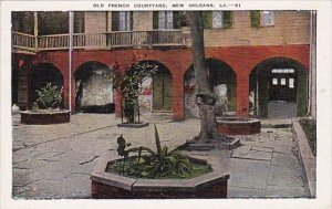 Louisiana New Orleans Old French Courtyard