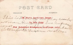 Mexico Border War, RPPC, Wash Day at Camp MacArthur, Waco Texas, Mann Photo