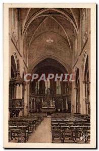 Old Postcard Marmande of the Interieur & # 39eglise