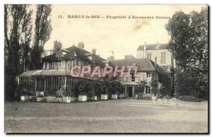 Old Postcard Marly Le Roi Property D & # 39Alexandre Dumas