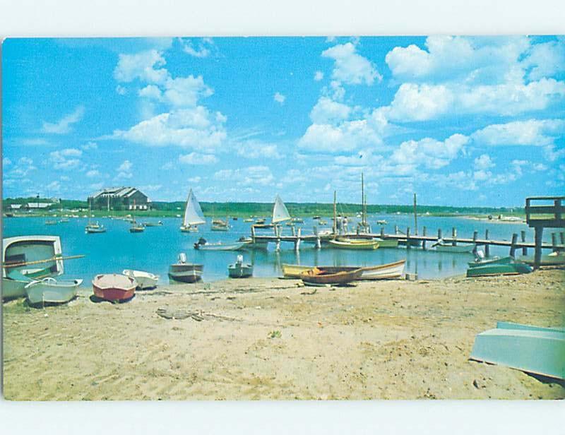 Unused Pre-1980 BEACH SCENE Weekapaug In Westerly Rhode Island RI G5551