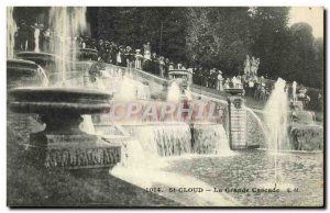 Postcard Old Saint Cloud La Grande Cascade