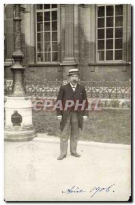 PHOTO CARD Paris Bourgeois in a park (costume)