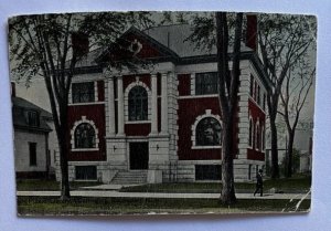 Vintage Postcard Carnegie Public Library Rochester, New Hampshire K7