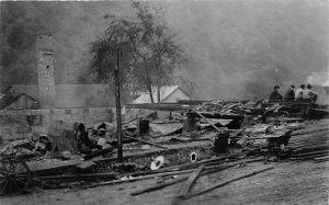 F76/ Grantsville West Virginia RPPC Postcard c20s Construction Occupational 4